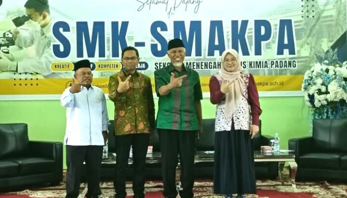 Peduli Pendidikan, Gubernur Sumbar Tambahkan Ruang Kelas Baru untuk SMAKPA Padang