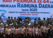 Personil Satpol PP Padang Amankan Kegiatan Hari Pramuka