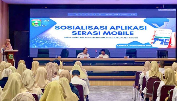 Diskominfo Kabupaten Solok Sosialisasikan Serasi Mobile
