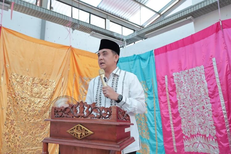 Ade Rizki Pratama saat sosialisasi Program MBG di Kecamatan Tanjung Raya,, Agam. IST