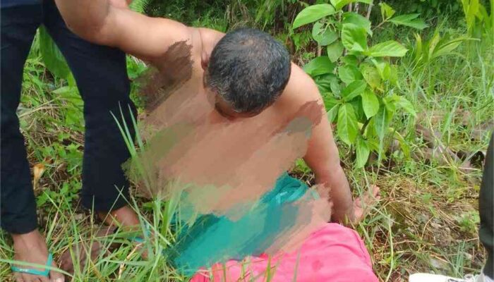 Warga Digemparkan Sesosok Pria Misterius Ditemukan Pingsan di Pinggir Jalan Batang Anai