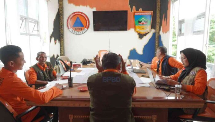BPBD Solok Selatan Matangkan Rencana Kontigensi Kesiapsiagaan Bencana