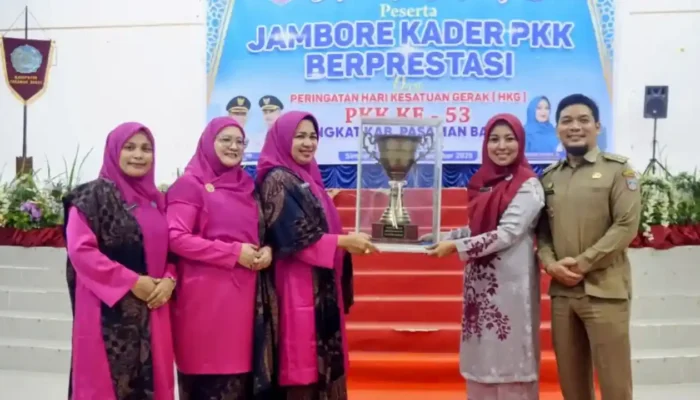 Kecamatan Pasaman Raih Juara Umum Lomba Jambore Kader PKK Berprestasi