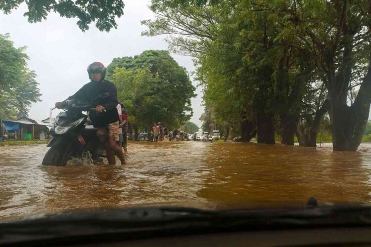 Sejumlah Titik di Kota Padang Terendam Banjir.  IST