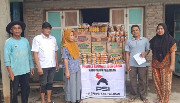 PSI Pasaman Salurkan Bantuan ke Lima Titik Terdampak Bencana di Rao Selatan