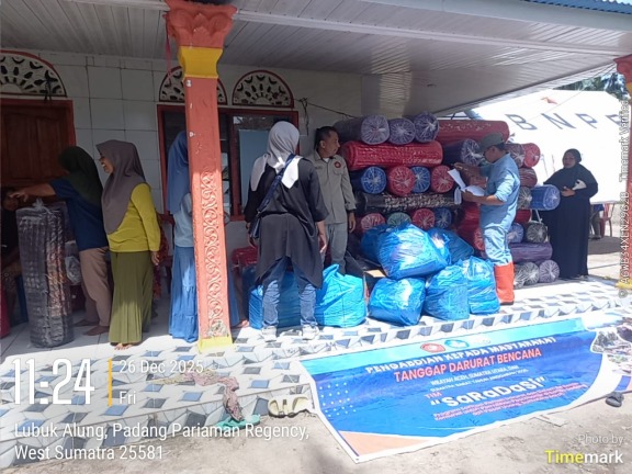 Pasca Banjir Susulan di Padang dan Padang Pariaman, PNP Kembali Bergerak Membantu Masyarakat. IST