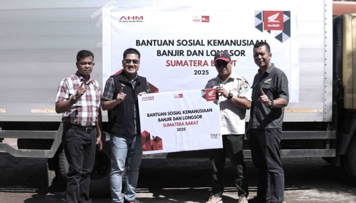 Bantu Warga Bangkit Pascabencana, AHM dan Honda Hayati Salurkan Peralatan Rumah Tangga