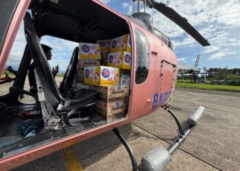 4,1 Ton Bantuan Disalurkan Lewat Udara Menuju Wilayah Terdampak Sumbar