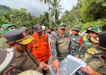 Pangkogabwilhan I TNI Tinjau Lokasi Banjir di Bayang Utara, Empat Ton Bantuan Diangkut ke Warga Terisolasi