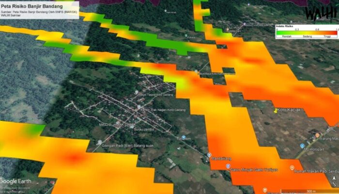 Cuaca Ekstrem, Perbukitan Labil: WALHI Sumbar Peringatkan Risiko Banjir Bandang Salingka Danau Maninjau