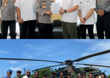 IMBI Sumbar Berkolaborasi Bersama Polda dan Lanud Sutan Syahrir Bantu Korban Banjir