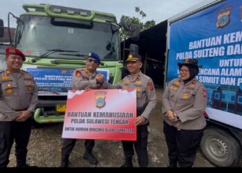 Polda Sulteng Kirim Bantuan Kemanusiaan untuk Korban Bencana Sumbar
