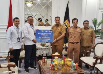 PT TASPEN Serahkan Bantuan Revitalisasi Taman Kota Pariaman Senilai Rp50 Juta