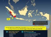 BMKG: Bibit Siklon Tropis 91S Berpotensi Picu Hujan Sangat Lebat di Sumbar pada 11–13 Desember