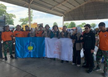 Pospenas Lanud Sultan Iskandar Muda Terima Dukungan Logistik 7 Ton dari Ikatan Alumni ITS