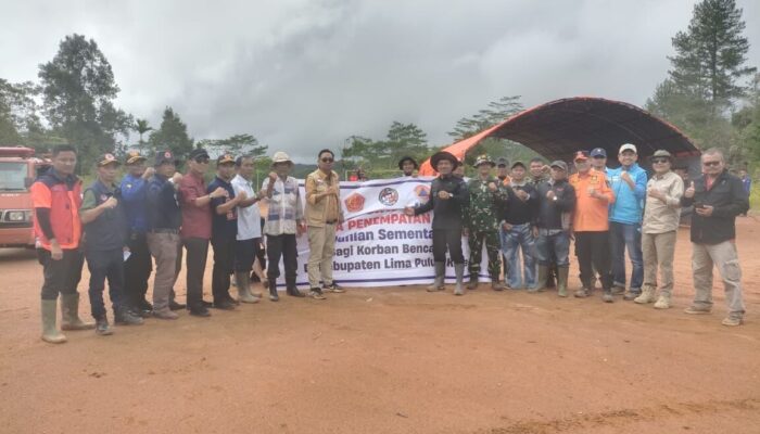 Pendampingan BNPB Mempercepat Huntara di Kabupaten Lima Puluh Kota