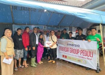 Emersia Group Bantu Korban Bencana Sumbar