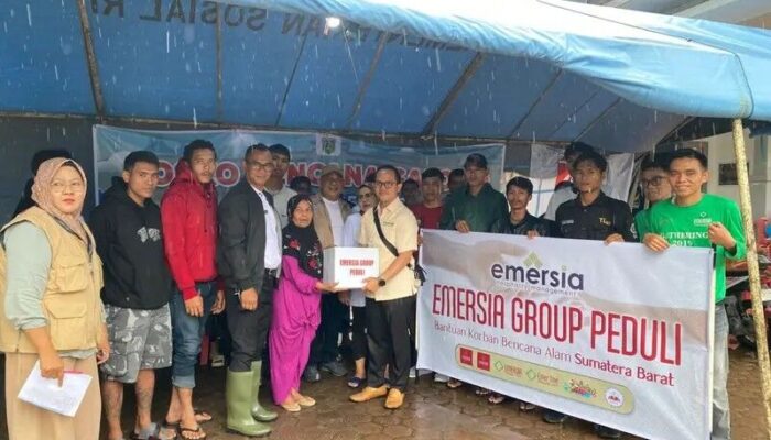 Emersia Group Bantu Korban Bencana Sumbar