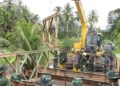 Pemerintah Percepat Pemasangan Jembatan Bailey Padang Mantuang di Nagari Kayu Tanam, Kabupaten Padang Pariaman