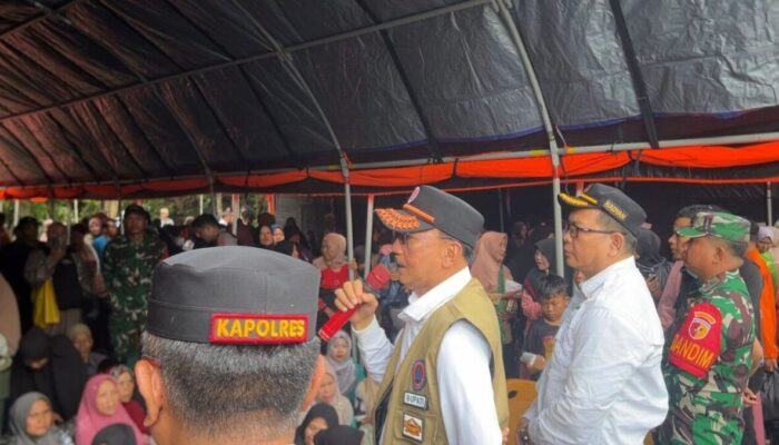 Groundbreaking Huntara di Bayang Utara, Bupati Pessel Paparkan Langkah Cepat Pascabencana