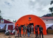 Bawaslu Pesisir Selatan Salurkan Bantuan untuk Pengungsi Banjir Bayang Utara