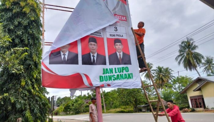 Masa Tenang Pilwana 2025, APK Calon Wali Nagari Koto Taratak Ditertibkan