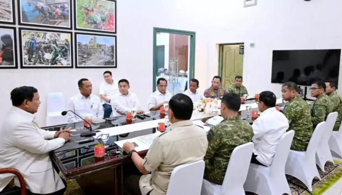 Presiden Prabowo Kembali ke Sumbar, Langsung Pimpin Rapat Tertutup Bahas Penanganan Bencana