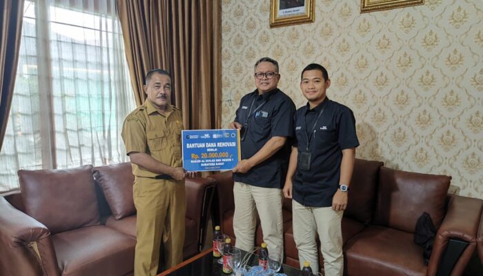 TASPEN Bantu Renovasi Masjid Al Ikhlas di SMKN 1 Sumatera Barat