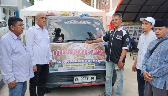Ikatan Keluarga Bendang Solok Salurkan Bantuan Logistik untuk Korban Bencana