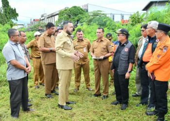 Peninjauan Oleh Pemko dan BNPB, Dua Lahan di Padang Siap Dijadikan Huntara dan Huntap