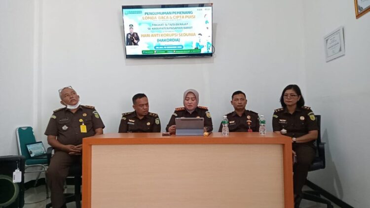 Kejari Pasbar Selamatkan Rp617 Juta Uang Negara dan Lampaui Target Penanganan Perkara. IST