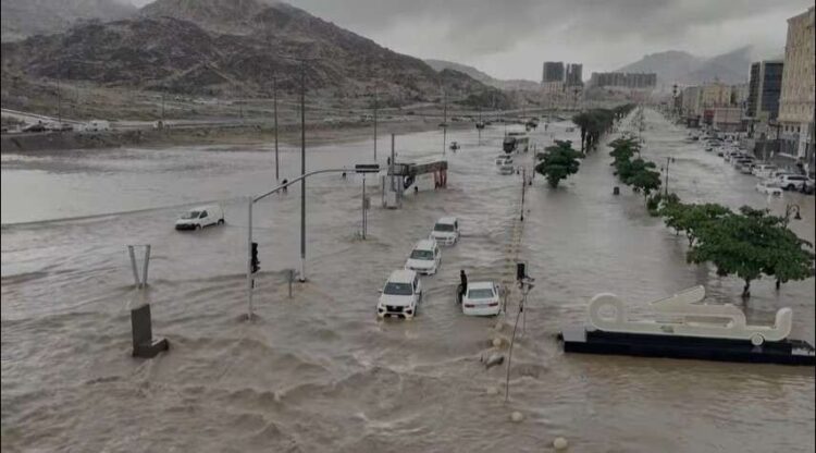 Kondisi banjir yang pernah melanda Jeddah Arab Saudi. IST