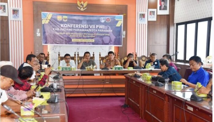Konferensi VII PWI Pariaman Tekankan Profesionalisme Pers di Era Digital