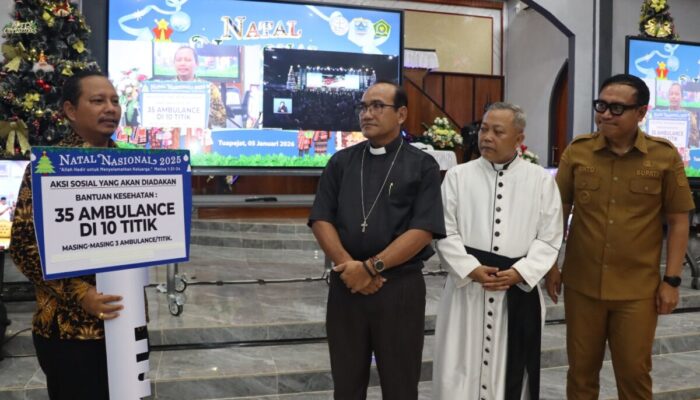 Natal Nasional 2025 di Kepulauan Mentawai Teguhkan Pesan “Allah Hadir Untuk Menyelamatkan Keluarga”