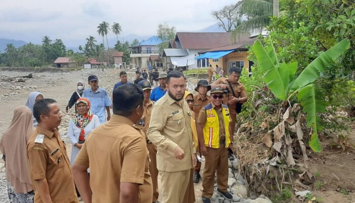 Percepatan Aliran Irigasi, Wako Fadly Amran Tinjau Bendungan Koto Tuo