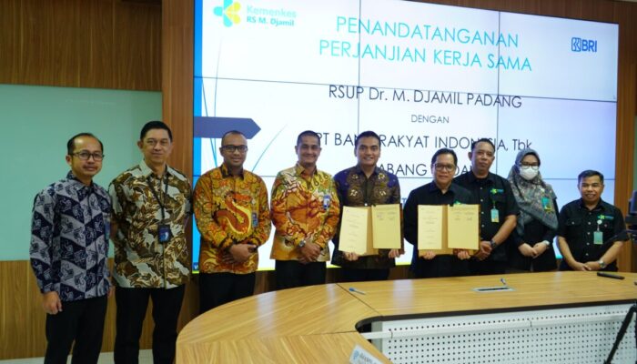 Pendapatan Tembus Rp913 Miliar, RSUP Dr. M. Djamil Gandeng BRI BO Padang Optimalkan Transaksi dan Layanan
