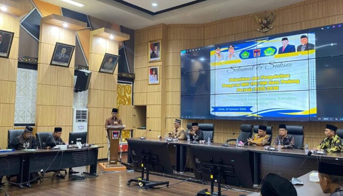 Pengurus BKS TPQ/TQA Kota Padang Dikukuhkan