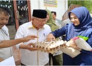 Rektor Unes Serahkan Bantuan kepada Dosen dan Tendik Terdampak Bencana