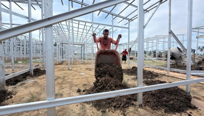 BNPB Akselerasi Pembangunan Huntara di Lima Kecamatan Aceh Utara