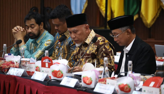 Rakor Satgas Nasional, Gubernur Mahyeldi Laporkan Kondisi Terkini Pascabencana Sumbar