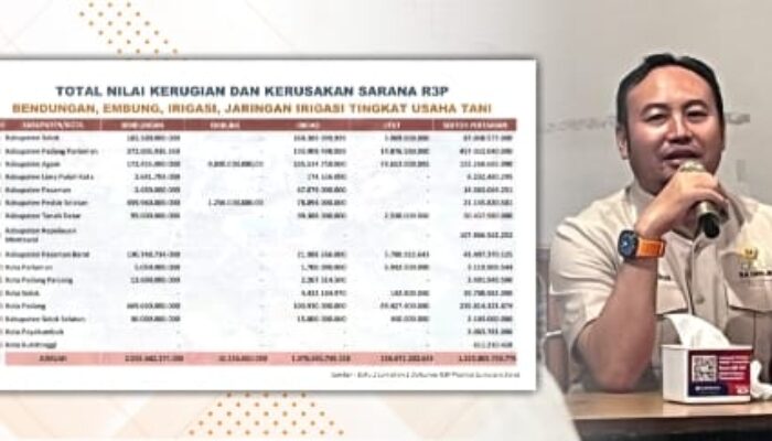 Tata Kelola Irigasi Tumpang Tindih, Lemahkan Pemulihan Sektor Pertanian Pascabencana Sumatera
