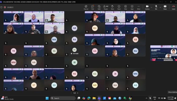 Dosen Febis Upertis Bahas secara Virtual terkait Pengelolaan Sampah di Padang