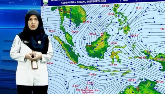 BMKG: Jumat, Hujan Dominasi Cuaca Mayoritas Wilayah Indonesia