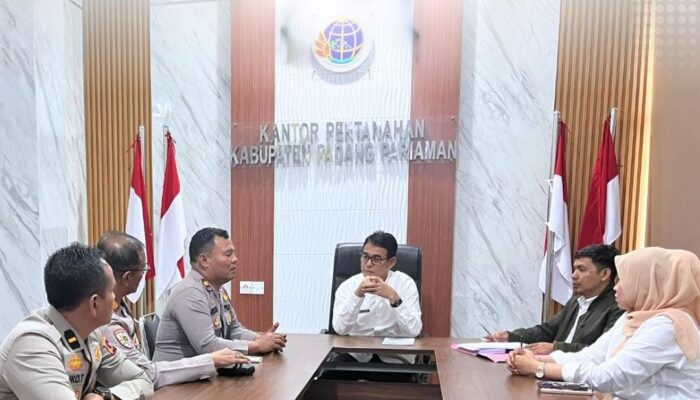 Polres Padang Pariaman dan Kantah Perkuat Sinergi Tindaklanjut Putusan Pidana Pembatalan Sertifikat