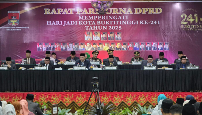 DPRD Bukittinggi Gelar Rapat Paripurna di Balai Sidang Bung Hatta