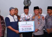 Kapolda Pimpin TSR Sumbar ke Payakumbuh, Serahkan Bantuan Rp50 Juta untuk Masjid Wustha