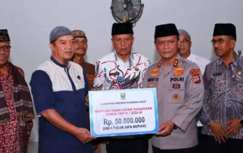 Kapolda Pimpin TSR Sumbar ke Payakumbuh, Serahkan Bantuan Rp50 Juta untuk Masjid Wustha