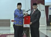 Andree Algamar Dilantik sebagai Kepala Biro Umum Setdaprov Sumbar