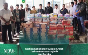 Pemko Padang Panjang Beri Bantuan Logistik untuk Korban Kebakaran Sungai Andok