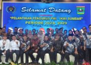 Sempat Tertunda 1 Tahun Lebih, Pengurus PWI Sumbar Periode 2024 – 2029 Dilantik
